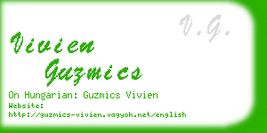 vivien guzmics business card